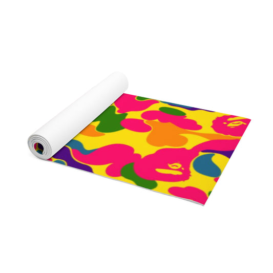 psychedelic APE yoga mat