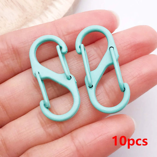 10 pcs rainbow hypebeast carabiner