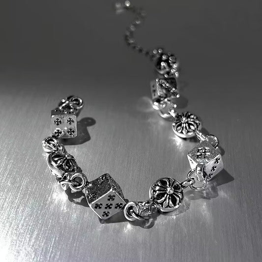 lifes a gamble vintage bracelet