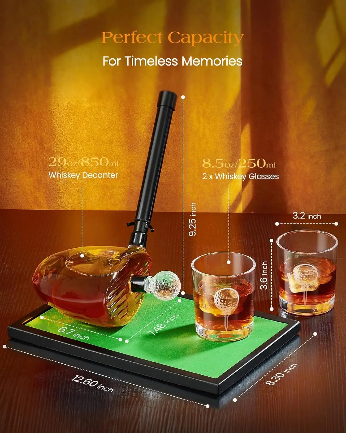 golf hypebeast decanter decor
