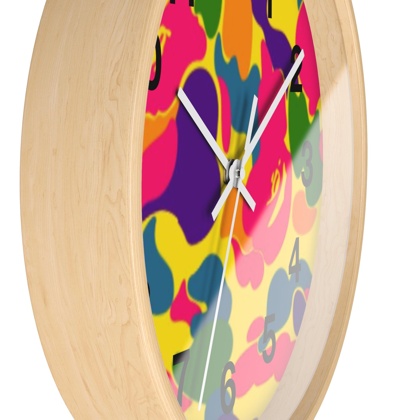 psychedelic APE hypebeast inspired wall clock