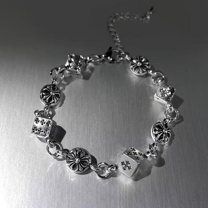 lifes a gamble vintage bracelet