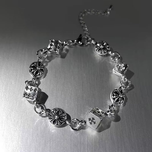 lifes a gamble vintage bracelet