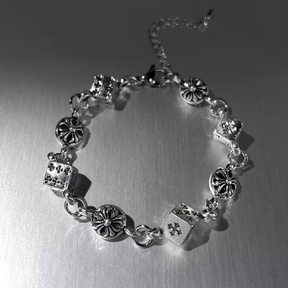 lifes a gamble vintage bracelet