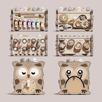 Fishing Owl Busy Board Mole Game Number Xylophone