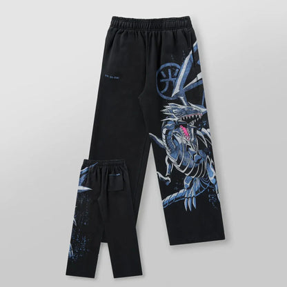 yu-gi-oh y2k baggy sweatpants