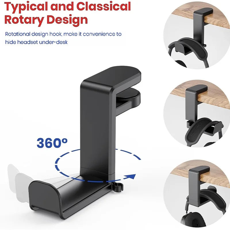 sleek headphone  holder for desktop