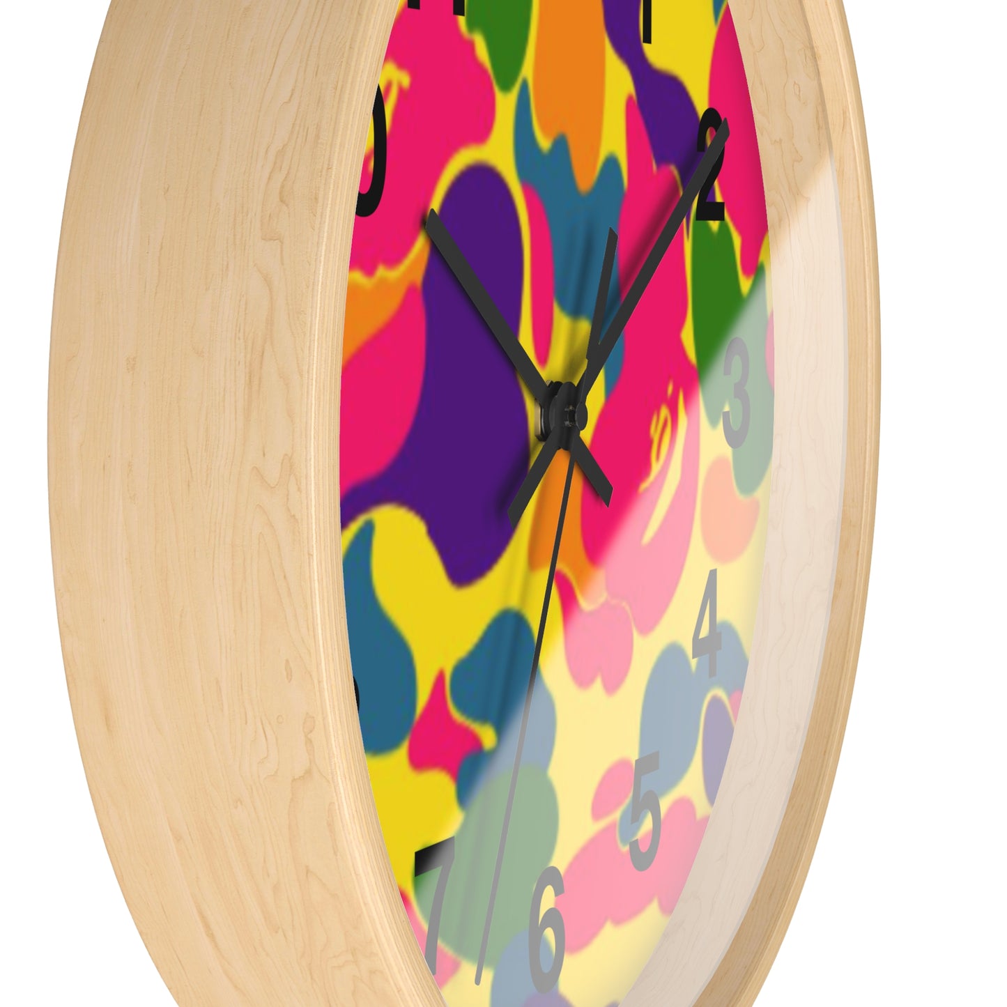 psychedelic APE hypebeast inspired wall clock