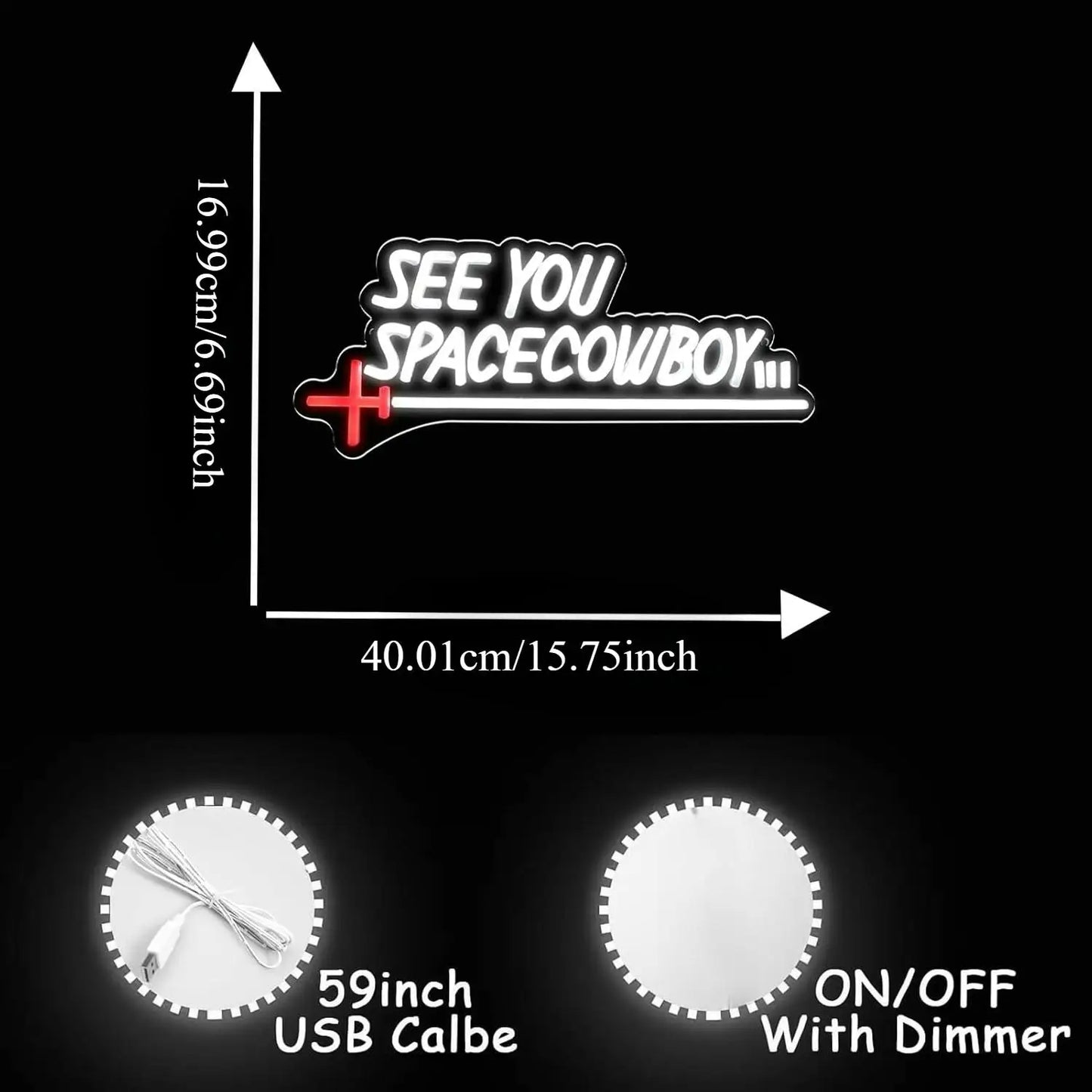 COWBOY BEBOP led sign