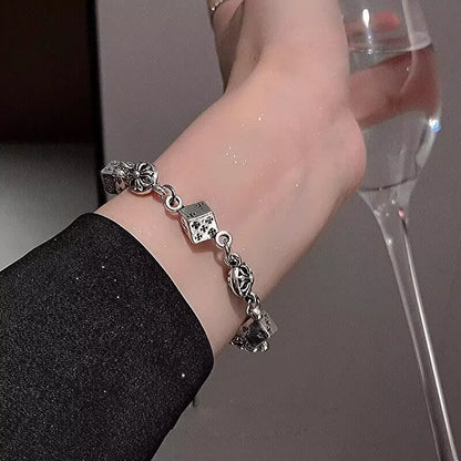 lifes a gamble vintage bracelet