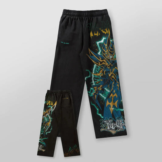 yu-gi-oh y2k baggy sweatpants