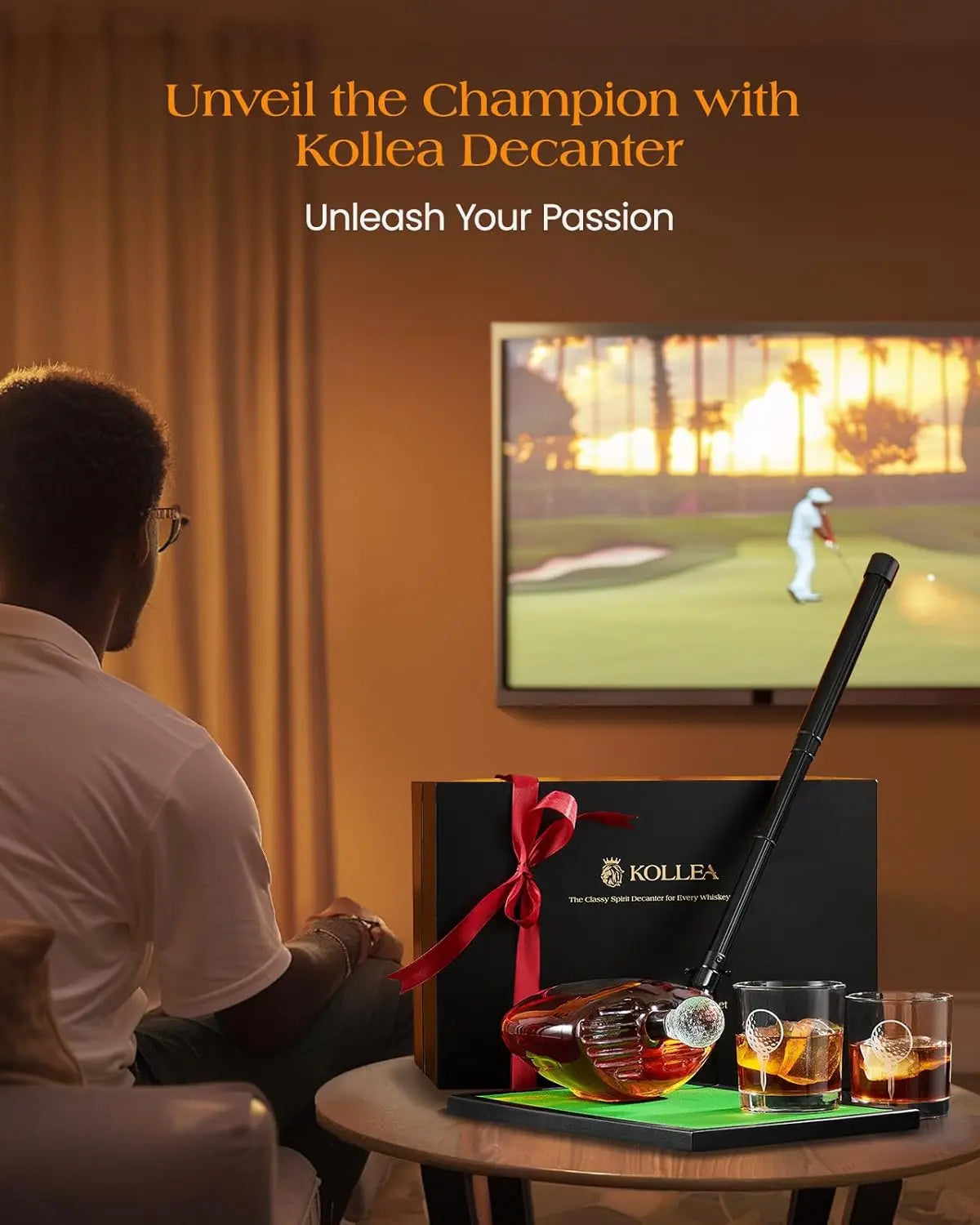 golf hypebeast decanter decor