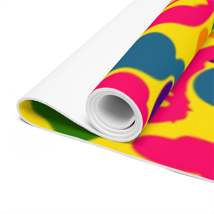 psychedelic APE yoga mat
