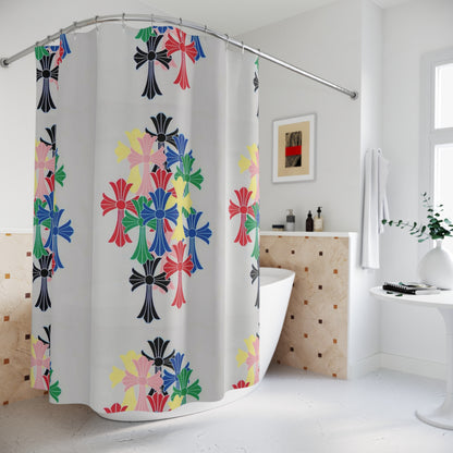 christ-cross y2k hypebeast shower curtain