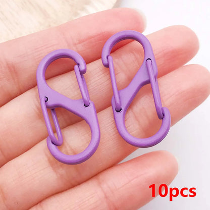 10 pcs rainbow hypebeast carabiner