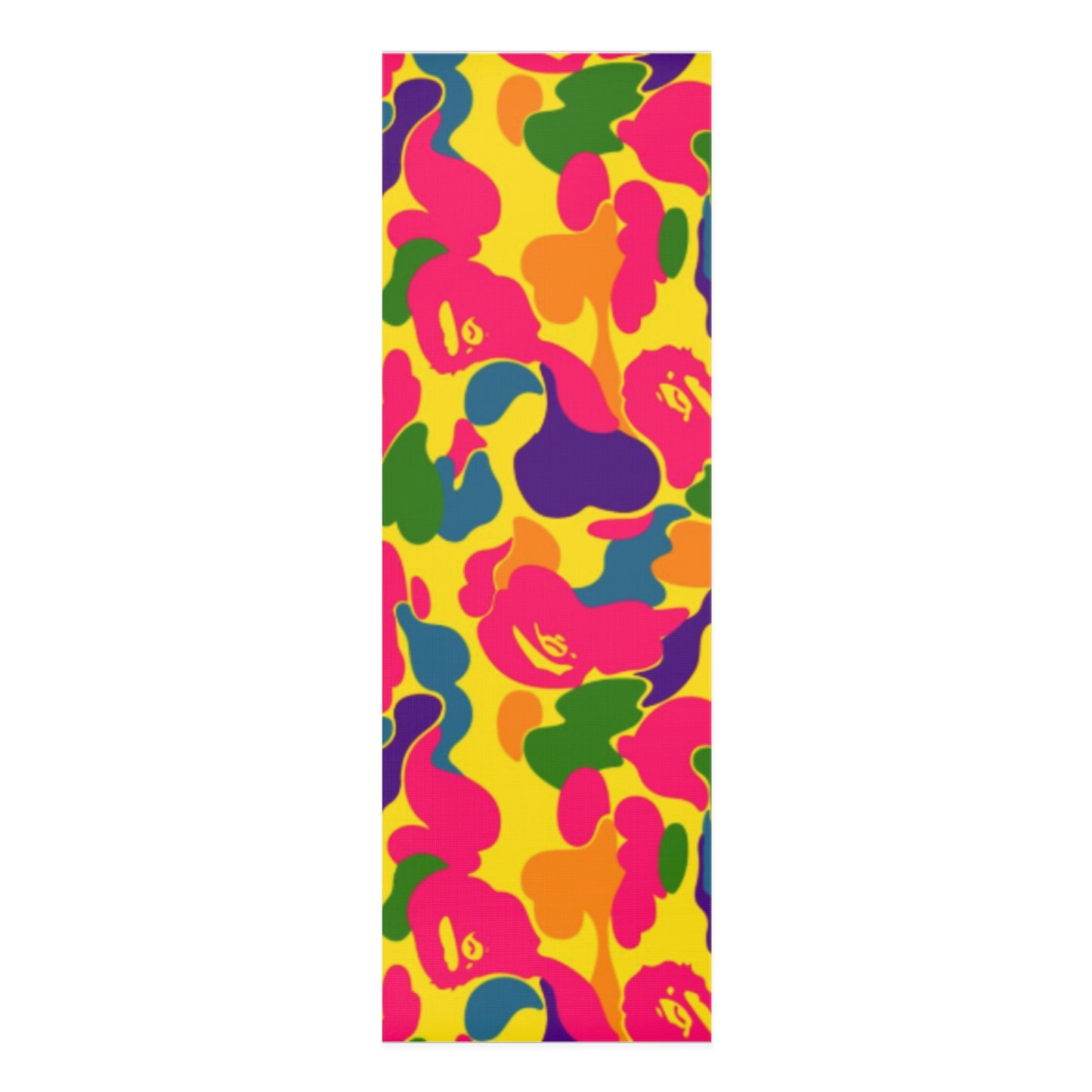 psychedelic APE yoga mat