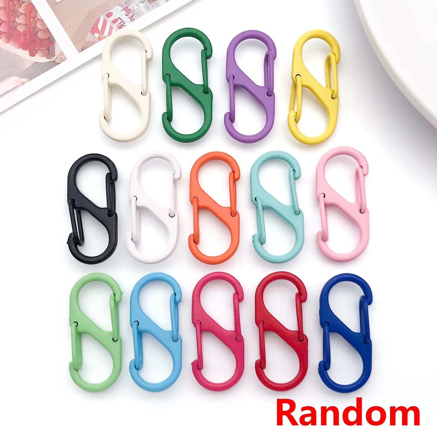 10 pcs rainbow hypebeast carabiner