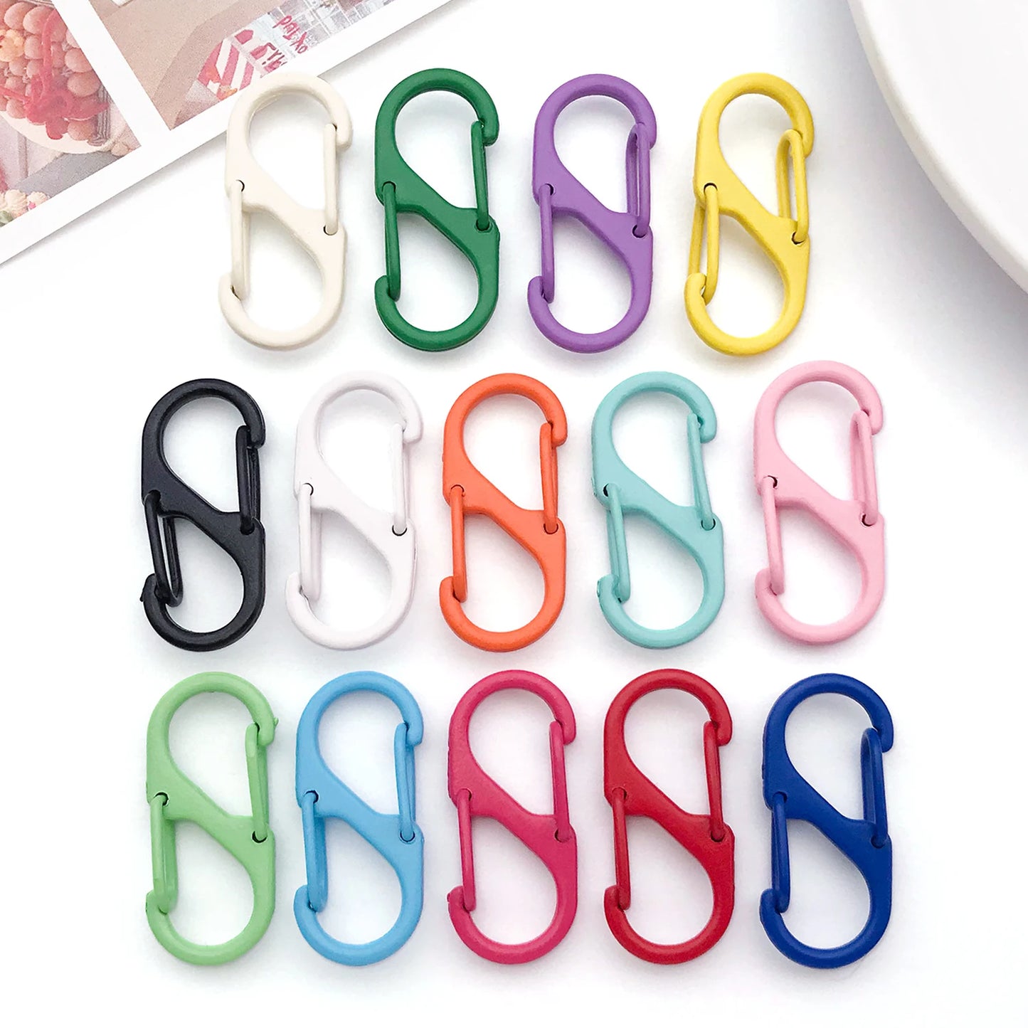 10 pcs rainbow hypebeast carabiner