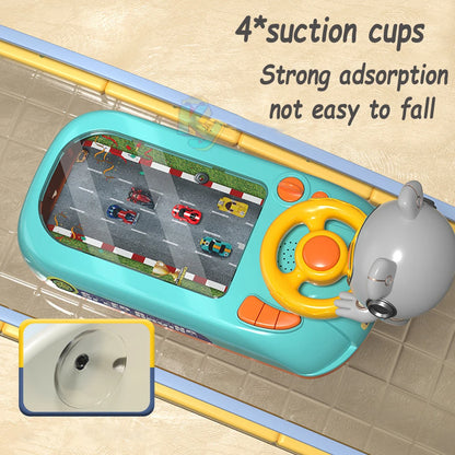 Racing Car Space Adventure Kids Racing Car Steering Wheel Toy with Sound & Music