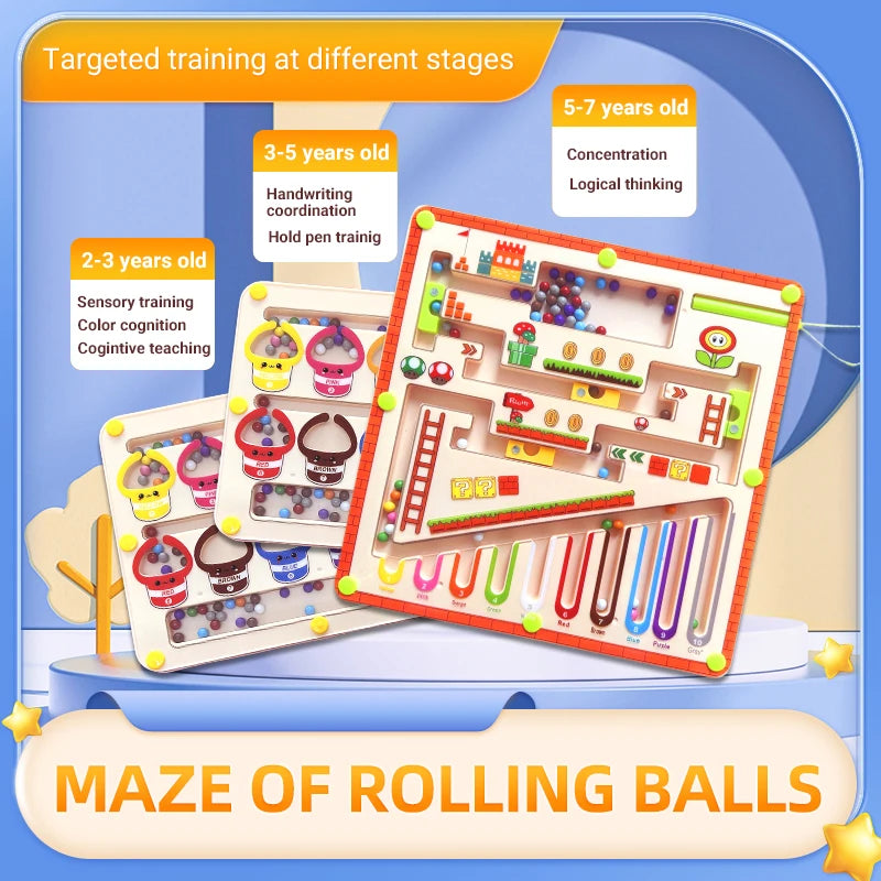 Mario themed children's magnetic toy