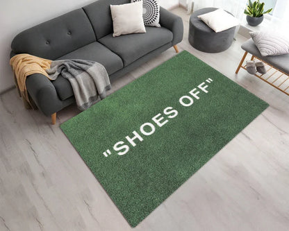 "shoes off" hypebeast rug
