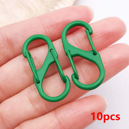 10 pcs rainbow hypebeast carabiner