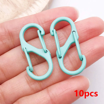 10 pcs rainbow hypebeast carabiner