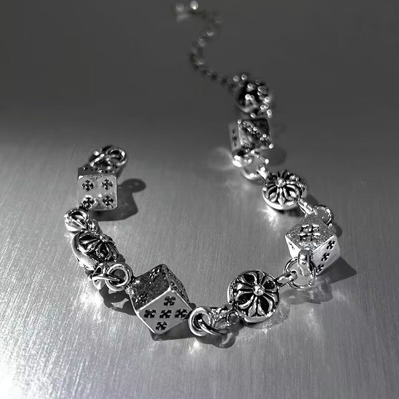 lifes a gamble vintage bracelet